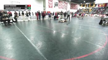 106 lbs Cons. Round 4 - Ernesto Delgadillo, Chaparral vs Josiah Vasquez, Downey