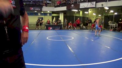 110 lbs Cons. Sub-semis - Atticus Salinas, Gold Rush Wrestling vs Noah Losey, Bishop McCort High School Wrestling