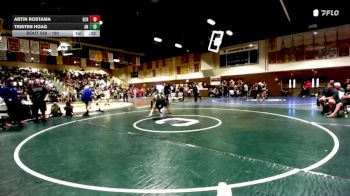 190 lbs Cons. Round 2 - Abtin Rostama, El Camino Real vs Tristen Hoag, Army Navy