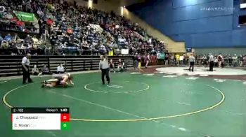 2 lbs Quarterfinal - Joseph Chiappazzi, Poquoson vs Colin Moran, Clarke County