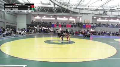 114 lbs Consi Of 16 #2 - Izabella Tuttle, Simsbury vs Britney Porter, Enfield