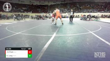 3A-285 lbs Quarterfinal - Derrick Pratt, HINTON vs Kameron Long, PAWHUSKA