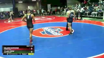 3 lbs Quarterfinal - Tyler Crow, East Jackson vs Zillion Hammond, Monroe Area