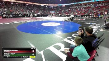 D2-106 lbs Quarterfinal - Landen Bogard, East Troy vs Collin Frey, Evansville