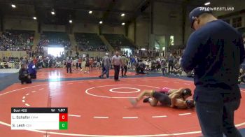 130 lbs Quarterfinal - Latrell Schafer, The Storm Wrestling Center vs Sam Lesh, Icon