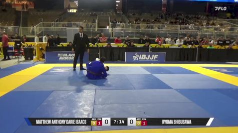 Ryoma Shibusawa vs Matthew Anthony Darie Isaacs 2025 Pan Jiu Jitsu IBJJF Championship