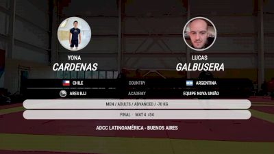 LUCAS GALBUSERA vs Yona Cardenas 2025 ADCC Buenos Aires Open