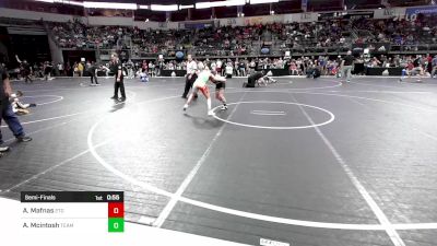 110 lbs Semifinal - Acen Mafnas, 2TG vs A-tsi-la `g` Mcintosh, Team Oklahoma