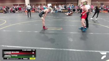 130 lbs Quarterfinal - Conner Beaudin, Unattached vs Joshua Tuttle, Unattached