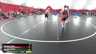 138 lbs Champ Round 1 (16 Team) - Michael Riggs, Wheaton Warrenville South vs Samson Timlin, Reedsburg