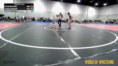 160 lbs Rr Rnd 5 - Kylie Williams, POWA K-6 vs Daisie Bledsoe, Untouchables Girls Teal