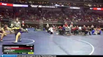 1A-113 lbs Cons. Round 2 - Lincoln Edwards, West Branch vs Corbin Reisz, Logan-Magnolia