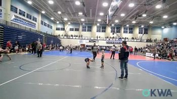 49 lbs Consi Of 8 #1 - Levi Grass, Springdale Youth Wrestling Club vs Creedence Kinslow, Arkansas Warthawgs