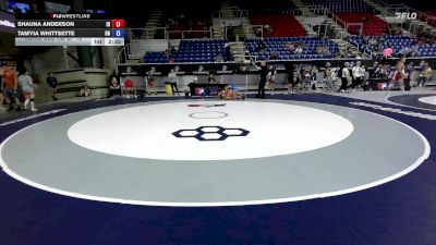 190 lbs Cons. Sub-rd Of 16 - Shauna Anderson, ID vs Tamyia Whittsette, OH