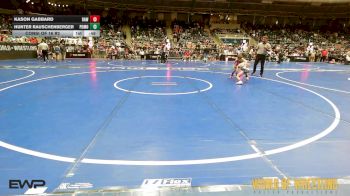 58 lbs Consi Of 16 #2 - Kason Gabbard, Raw Wrestling Club vs Hunter Rauschenberger, Pomona Elite