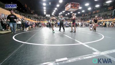 91 lbs Rr Rnd 1 - Jaxyn Priest, Redskins Wrestling Club vs Sophie Ellis, Kingfisher YellowJackets