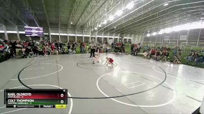 54 lbs Quarters & Wb (16 Team) - Colt Thompson, Western Nebraska vs Kael Oldroyd, Utah Black