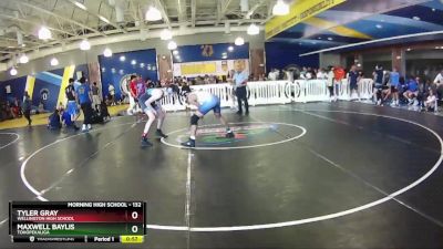 132 lbs Cons. Round 2 - Tyler Gray, Wellington High School vs Maxwell Baylis, Tohopekaliga