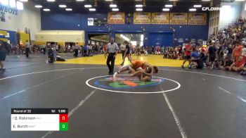 182 lbs Round Of 32 - Quenteen Robinson, Mutiny vs Evan Burch, North Port Wrestling Club