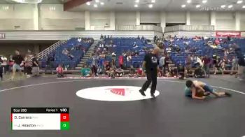 109 lbs Cons. Round 4 - Jude Heaston, Indian Creek Wrestling Club vs Demetrios Carrera, Gomez Wrestling RTC