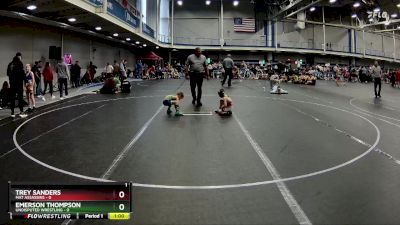 40 lbs Round 3 (10 Team) - Trey Sanders, Mat Assassins vs Emerson Thompson, Undisputed Wrestling