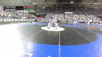 Girls 2A 115 lbs Cons. Round 3 - Yaritzi Flores, Othello (Girls) vs Hanna Ridgley, Sultan (Girls)