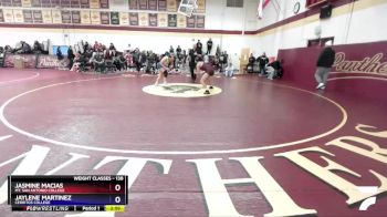 138 lbs Quarterfinal - Jaylene Martinez, Cerritos College vs Jasmine Macias, Mt. San Antonio College