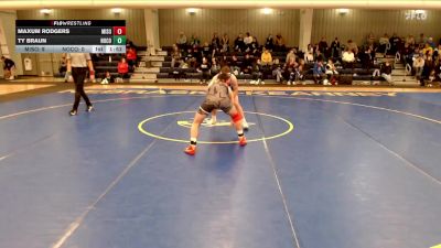 157 lbs Round 2 (16 Team) - Maxum Rodgers, Millard South vs Ty Braun, Norton Community