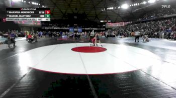 Boys 4A 132 lbs Cons. Round 2 - Maxwell Hendricks, Mt. Si vs Manuel Martinez, Eisenhower