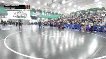 165 lbs Champ. Round 1 - Mario Alvaradejo, Hillcrest vs Dominic Galan, Victor Valley
