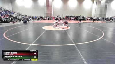 138 lbs Semifinal - Brady Danze, Millard South vs Maddox Mcarthur, Buford HS