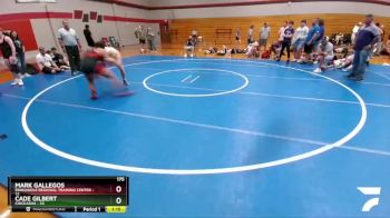 175 lbs Round 3 (6 Team) - Mark Gallegos, Panhandle Regional Training Center vs Cade Gilbert, Chickasha