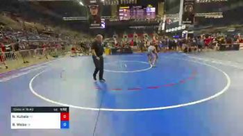 113 lbs Consi Of 16 #2 - Noah Kubala, Colorado vs Brock Weiss, Pennsylvania