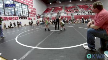 64 lbs Consi Of 8 #2 - James Hightower, Blaine County Grapplers vs Kayson Gordon, Blaine County Grapplers