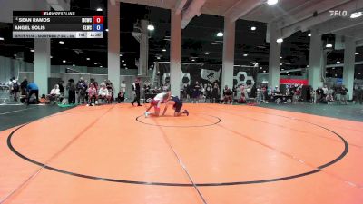 Masters C FS - 88 lbs Champ. Round 1 - Sean Ramos, Mad Cow Wrestling Club vs Angel Solis, East Los Wrestling Club