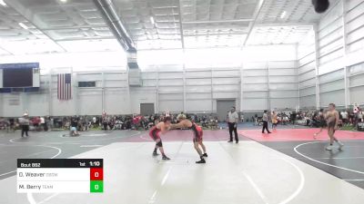 190 lbs Quarterfinal - Devlin Weaver, Osoway vs Malahkai Berry, Team Jukes