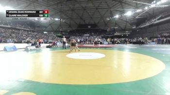 Girls 3A 190 lbs Cons. Round 1 - Arianna (Nani) Rodriguez, Central Kitsap (Girls) vs Claire Walcker, Ferndale (Girls)