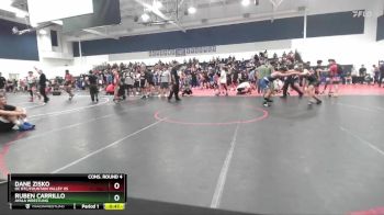 138 lbs Cons. Round 4 - Dane Zisko, OC RTC/Fountain Valley HS vs Ruben Carrillo, Ayala Wrestling