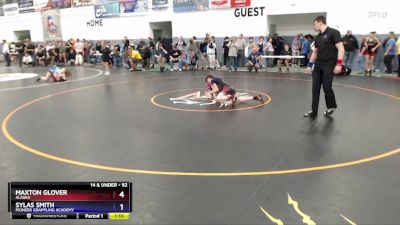 92 lbs 5th Place Match - Maxton Glover, Alaska vs Sylas Smith, Pioneer Grappling Academy