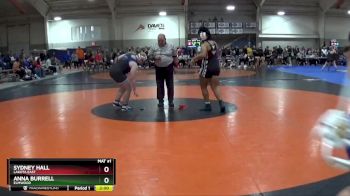 190 lbs Champ. Round 1 - Anna Burrell, Elmwood vs Sydney Hall, Lakota East