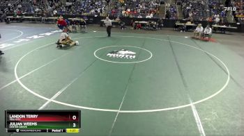 175 lbs Semifinal - Landon Terry, Tell City vs Julian Weems, Center Grove