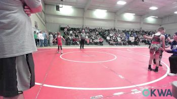 64 lbs Semifinal - Alex Morgan, Fort Gibson Youth Wrestling vs Jasper Shuemake, Viking Wrestling Club
