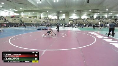 80 lbs Cons. Round 2 - Carroll Tallent, Rabbit Wrestling Club vs Calvin Caputo, Rabbit Wrestling Club