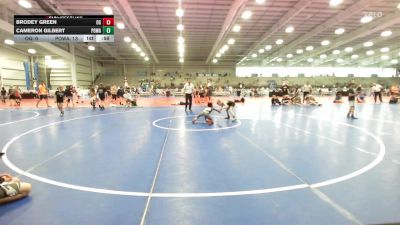 65 lbs Semifinal - Brodey Green, Ohio Gold vs Cameron Gilbert, POWA