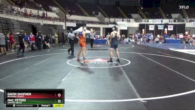 165 Varsity Round 2 - Mac Peters, Orange Beach vs Gavin Shofner, Baldwin County
