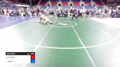 165 lbs Cons 64 #2 - Hayden Schafer, IA vs Luke Ryan, NY