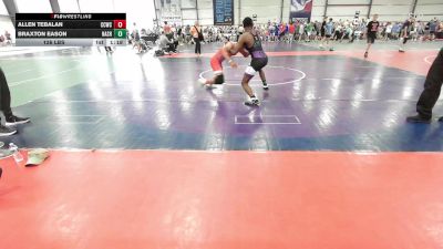 126 lbs Rr Rnd 1 - Allen Tebalan, CCWC Blue vs Braxton Eason, Nashville Catholic Wrestling