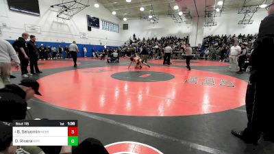 190 lbs Round Of 32 - Bogdan Selyomin, McKee-Staten Island Tech-PSAL vs Devon Rivera, Kipp