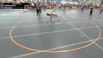 132 lbs Cons. Round 3 - Russ Haas, Unattached vs Conner Haslett, Unattached