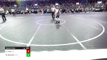 80 lbs Quarterfinal - Colton Foos, Nixa Youth Wrestling vs Waylon Buckner, ERWC